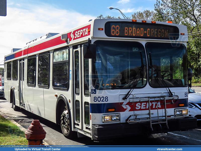 SEPTA 8028 on route 68
Route 68 to Broad-Oregon
New Flyer D40LF
Bartram Avenue and 84th Street, Philadelphia, PA
Keywords: SEPTA;New Flyer D40LF