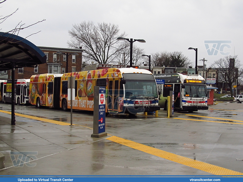 SEPTA 7321 and 8521
Route 56 Torresdale-Cottman
Route 33 Penn's Landing
NovaBus LFS Artic HEV and New Flyer DE40LFR
23rd-Venango Loop, Philadelphia, PA

