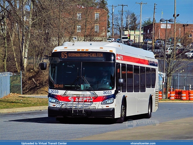 SEPTA 3033 on route 65
Route 65 to Germantown-Chelten
New Flyer XDE40 Xcelsior
69th Street Transportation Center, Upper Darby, PA
Keywords: SEPTA;New Flyer XDE40;Xcelsior