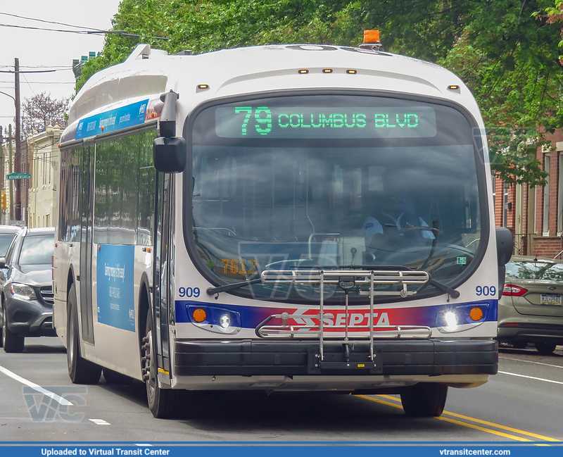 SEPTA 909 on route 79
79 to Columbus Commons
Proterra Catalyst BE40
Keywords: SEPTA Bus;Proterra Catalyst BE40;Electric Bus