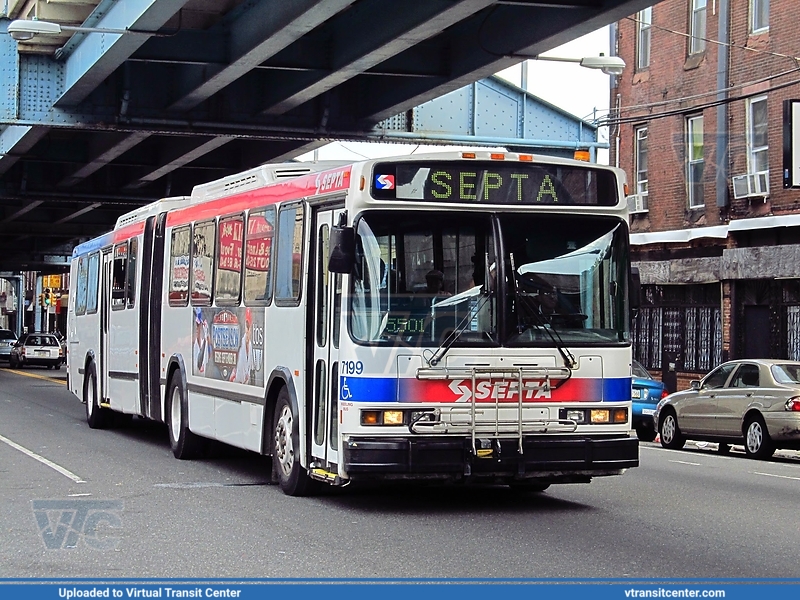 SEPTA 7199 on Route 54
Route 54 to 33rd-Dauphin
Neoplan AN460
September 29th, 2011
Keywords: SEPTA;Neoplan