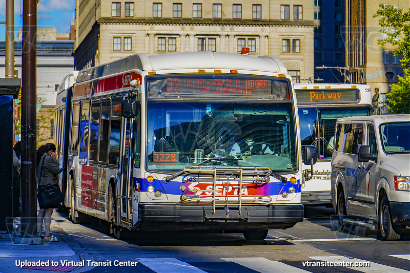 SEPTA 7343 on Route 32
Route 32 to 33rd-Cecil B. Moore via Lemon Hill

For the summer 2026 season, SEPTA increased the frequency of route 32, as well as employed the use of articulated buses on route 32 in order to meet the ridership demands for the FIFA World Cup 2026 Fan Fest, which was hosted in the Lemon Hill section of Philadelphia.
Keywords: SEPTA Bus;NovaBus LFSA
