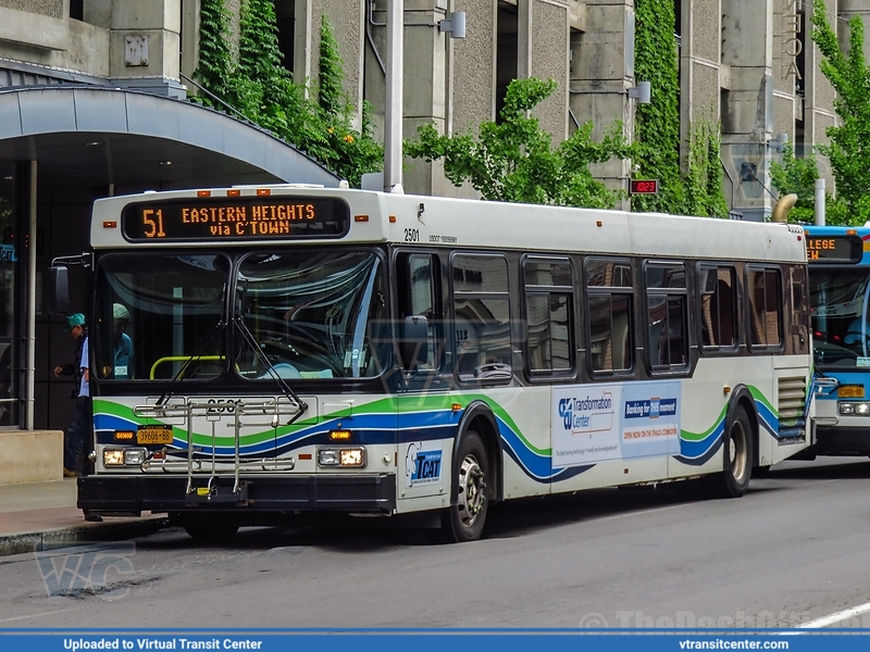 Tompkins Consolidated Area Transit - TCAT 2501 on route 51
51 to Eastern Heights via Collegetown
Ex-CENTRO New Flyer D40LF
Seneca Street & Tioga Avenue, Ithaca, NY
Keywords: TCAT;D40LF