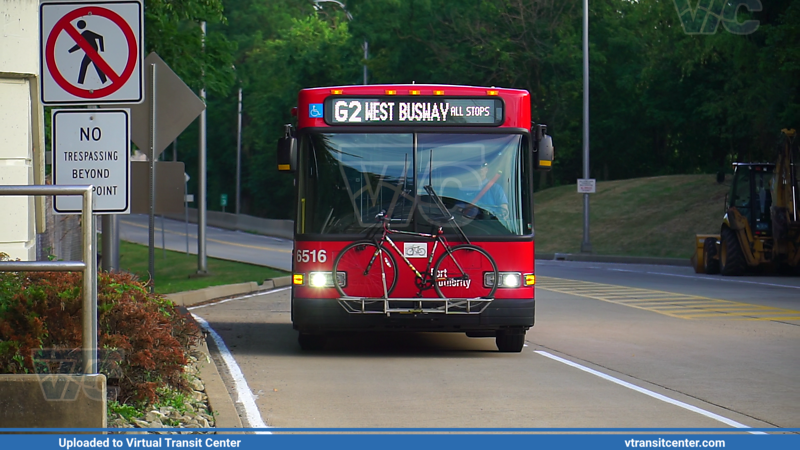 Pittsburgh Regional Transit 6516 on route G2
G2 West Busway All Stops
Gillig Low Floor
Ingram Station (West Busway)
Keywords: PRT