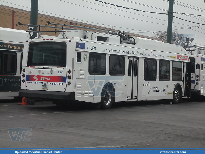 SEPTA 830
Not in Service
New Flyer E40LFR
November 14th 2009
Keywords: SEPTAE40LFR