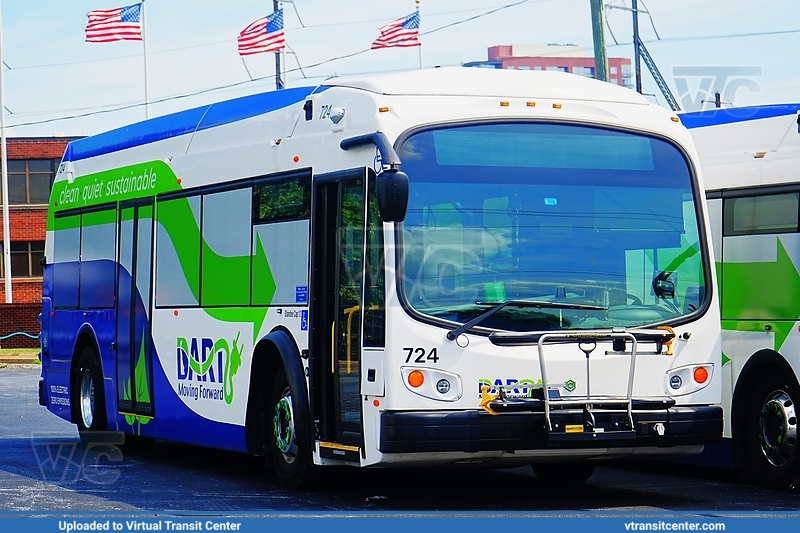 DART First State 724
DART Garage
Proterra ZX-5

