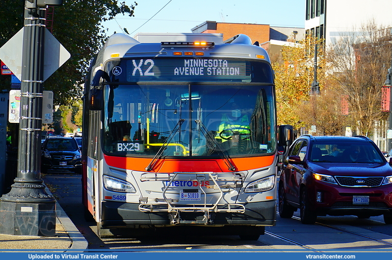 WMATA 5489 on route X2
X2 to Minnesota Avenue Metro Station
New Flyer XDE60

Keywords: New Flyer;XDE60;Xcelsior