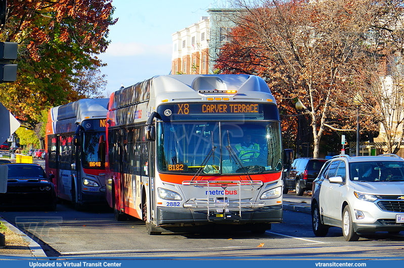 WMATA 2882 on route X8
X8 to Carver Terrace
New Flyer XN40
Keywords: New Flyer;XN40;Xcelsior