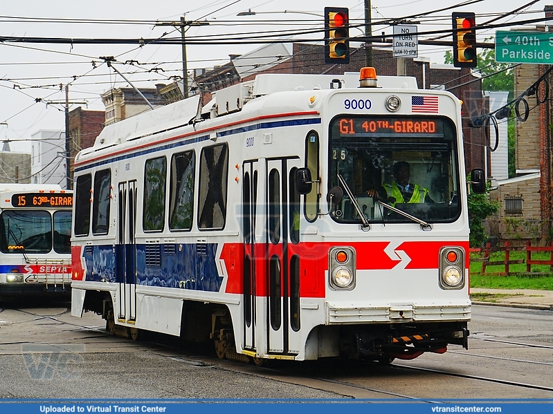 SEPTA Trolley K-Car 9000 with Retro Livery on Friends of Philadelphia Trolleys Charter
Signed up as Route G1/15 to 40th-Girard
Friends of Philadelphia Trolleys
2025 Fathers Day Charter
