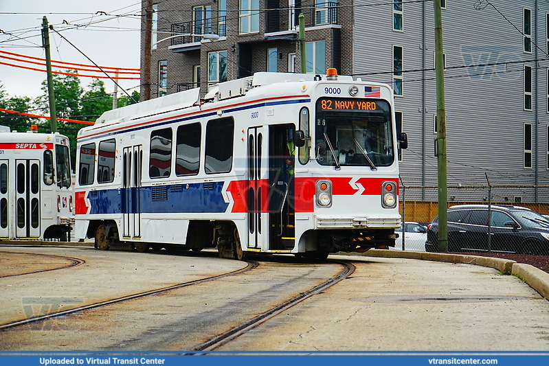 SEPTA Trolley K-Car 9000 with Retro Livery on Friends of Philadelphia Trolleys Charter
Signed up as Route 82 to Navy Yard
Friends of Philadelphia Trolleys
2025 Fathers Day Charter
