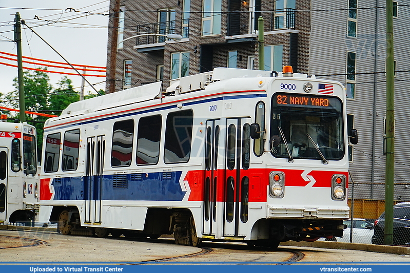SEPTA Trolley K-Car 9000 with Retro Livery on Friends of Philadelphia Trolleys Charter
Signed up as Route 82 to Navy Yard
Friends of Philadelphia Trolleys
2025 Fathers Day Charter
