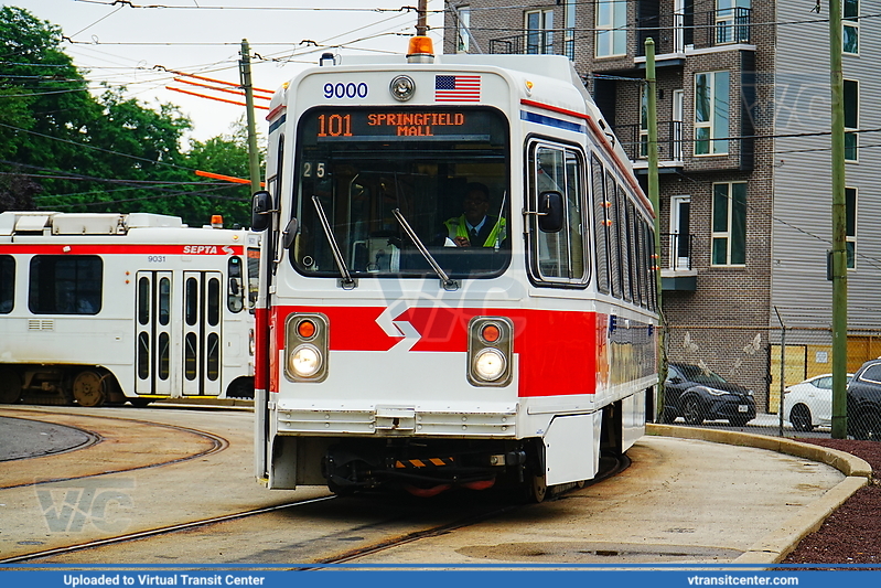 SEPTA Trolley K-Car 9000 with Retro Livery on Friends of Philadelphia Trolleys Charter
Signed up as Route 101 to Springfield Mall
Friends of Philadelphia Trolleys
2025 Fathers Day Charter
