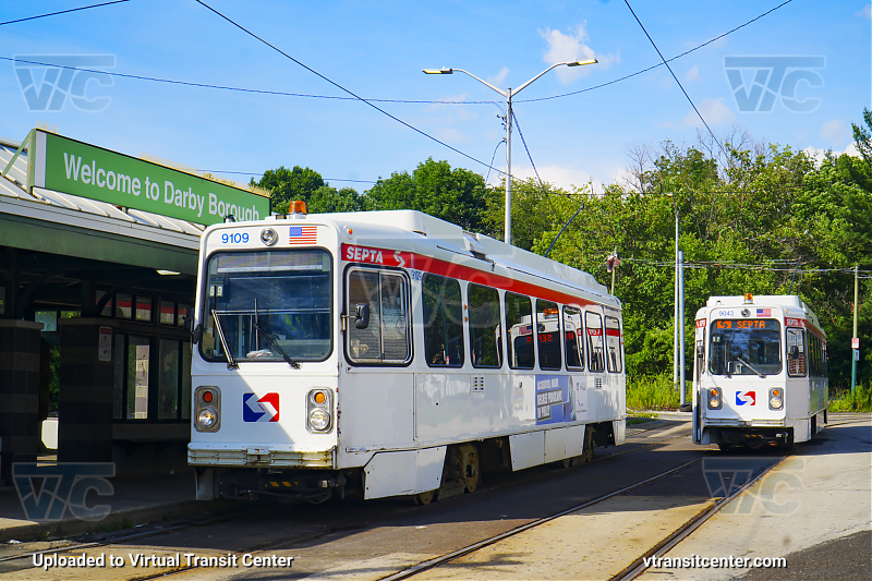 SEPTA Trolley K-car 9109 and 9044
