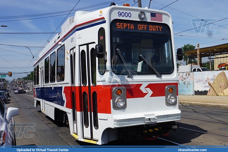 SEPTA Trolley K-Car 9000 with Retro Livery on Friends of Philadelphia Trolleys Charter
Signed up as SEPTA Off Duty
Kawasaki Series 9000 LRV
Keywords: SEPTATrolley;Kawasaki