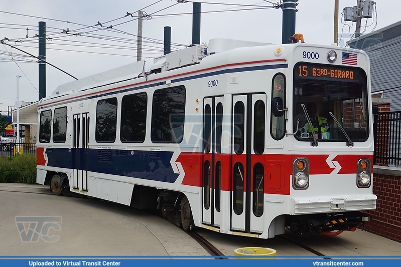 SEPTA Trolley K-Car 9000 with Retro Livery on Friends of Philadelphia Trolleys Charter
Signed up as 15 to 63rd-Girard
Kawasaki Series 9000 LRV
Keywords: SEPTATrolley;Kawasaki