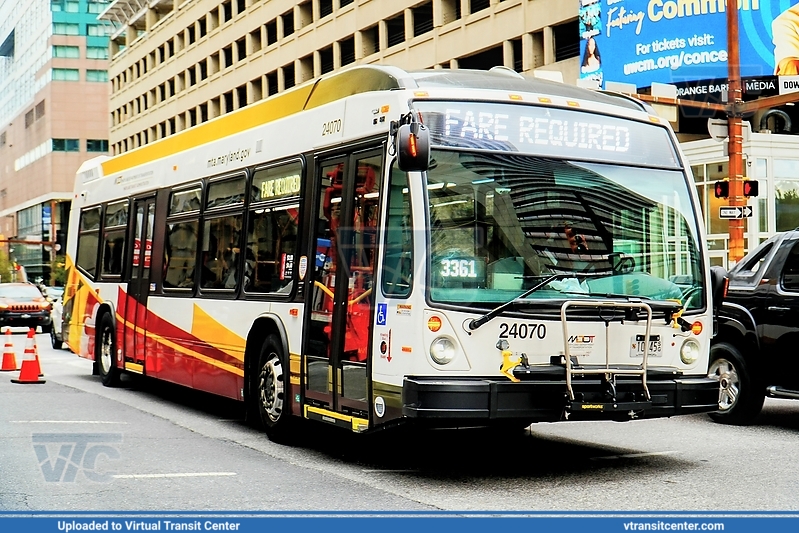 MTA Maryland BaltimoreLink 24070
FARE REQUIRED
NovaBus LFS 

