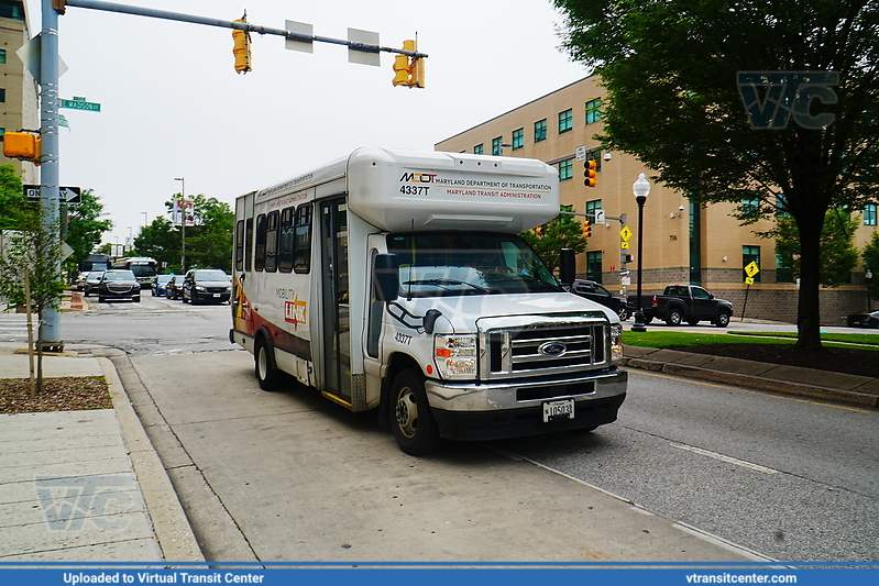 MTA Maryland MobilityLink 4337
Operated by Transdev
Ford E450 Cutaway
Keywords: MTAMD;E350