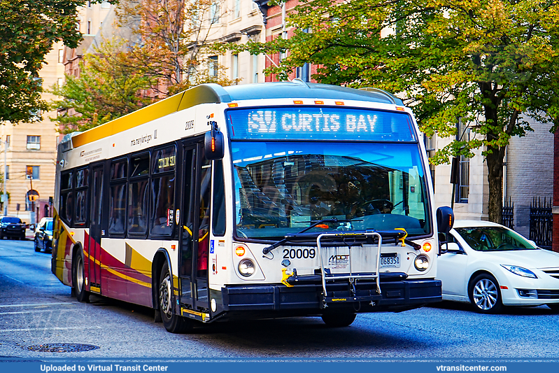 MTA Maryland BaltimoreLink 20009 on CityLink Siilver
