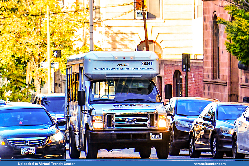 MTA Maryland MobilityLink 3834
Operated by Transdev
Ford E450 Cutaway
