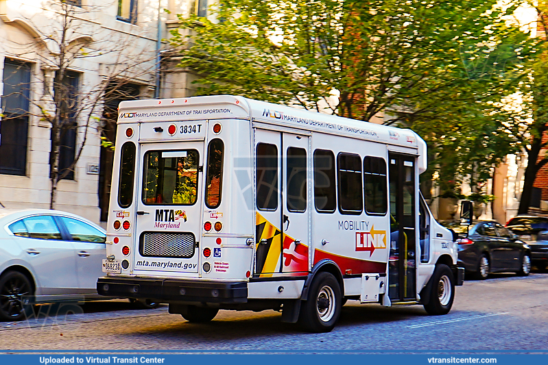MTA Maryland MobilityLink 3834
Operated by Transdev
Ford E350 Cutaway
