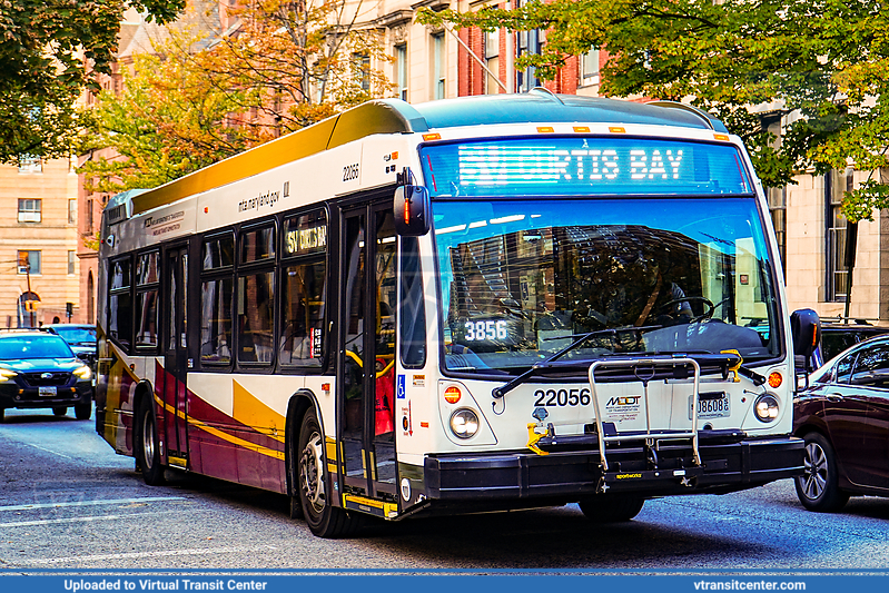 MTA Maryland BaltimoreLink 22056 on CityLink Silver
CityLink Silver to Curtis Bay
NovaBus LFS
