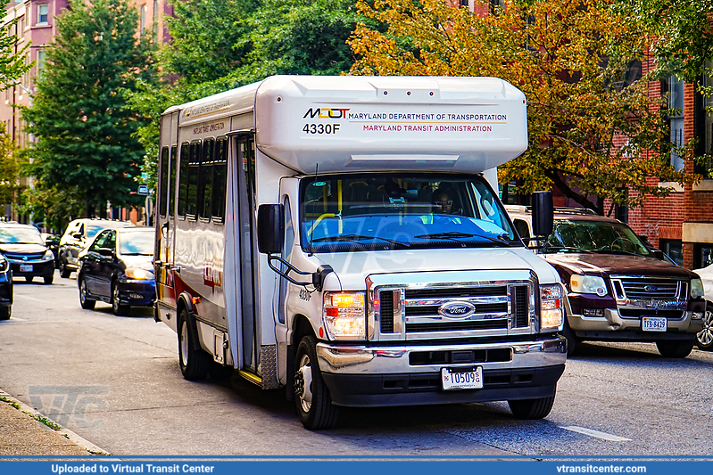 MTA Maryland MobilityLink 4330
Operated by First Transit
Ford E450 Cutaway
