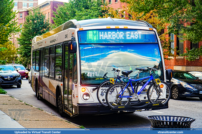 MTA Maryland BaltimoreLink 22042 on CityLink LIME
CityLink Lime to Harbor East
NovaBus LFS
