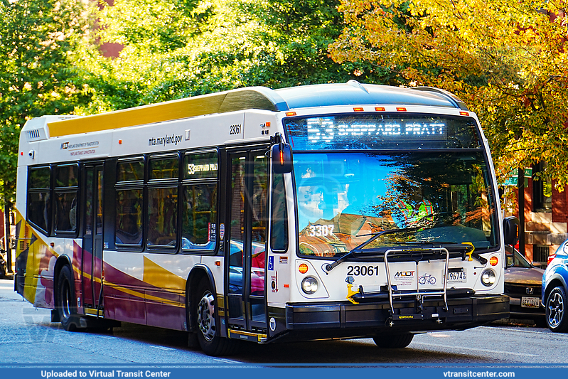 MTA Maryland BaltimoreLink 23061 on LocalLink 53
Route 53 to Sheppard Pratt
NovaBus LFS
