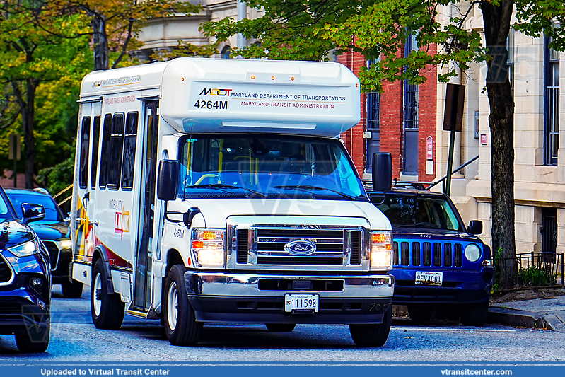 MTA Maryland MobilityLink 4264
Operated by MV Transportation
Ford E350 Cutaway
