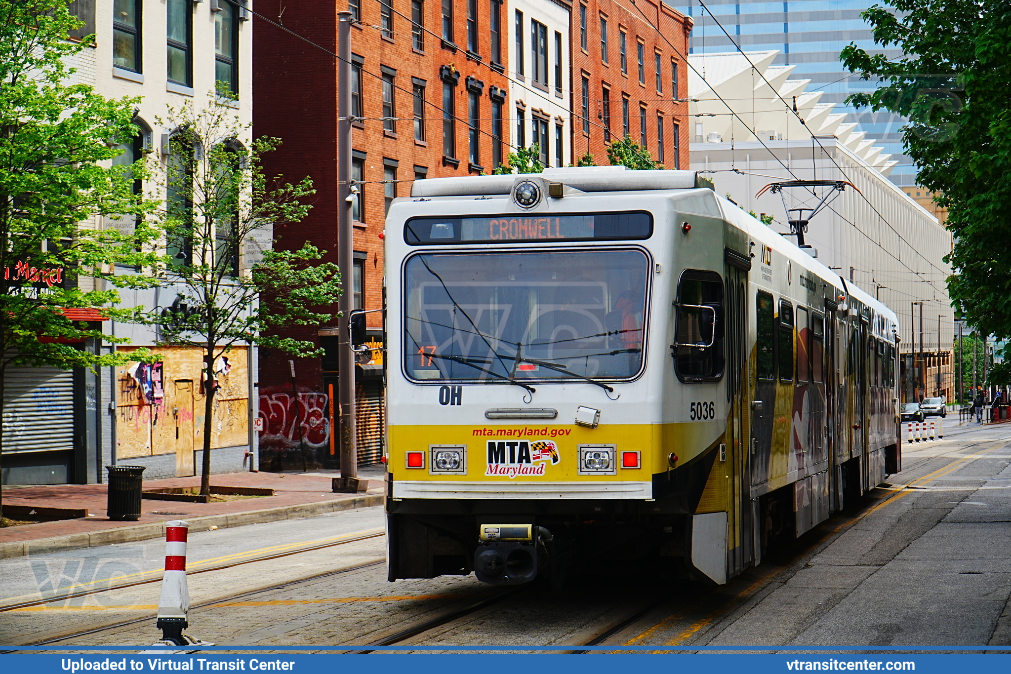 MTA Maryland Light Rail - MTA Maryland Light Rail 5036 on Light ...
