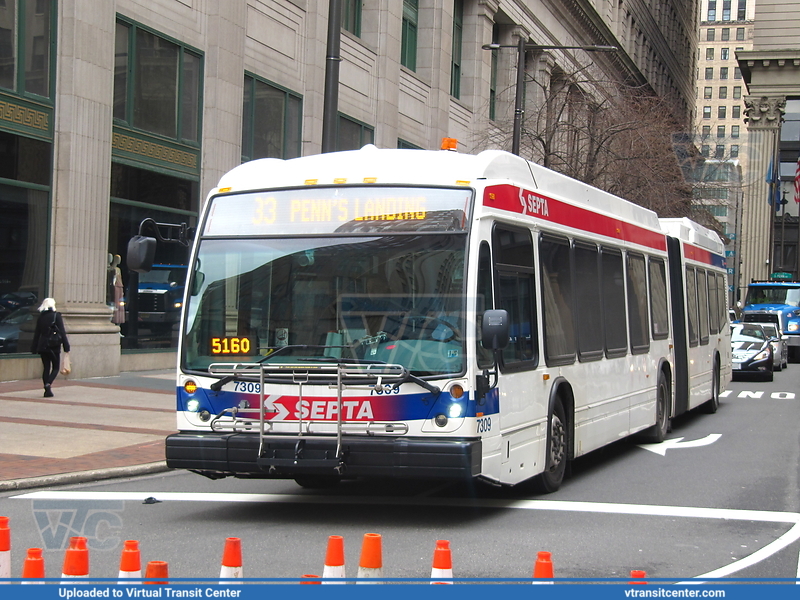 SEPTA 7309 on Route 33
Route 33 to Penn's Landing
NovaBus LFS Artic
April 1st, 2017
Keywords: SEPTA;LFSA