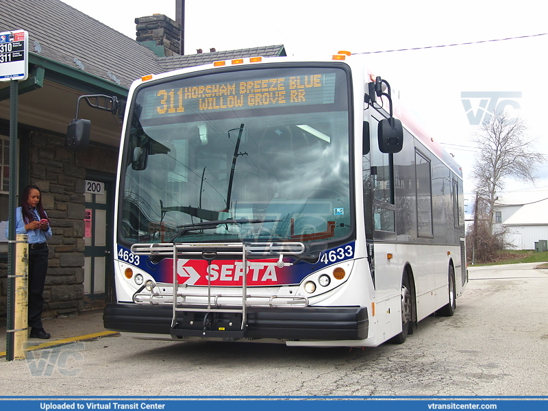SEPTA 4633 on Route 311
Route 311: Horsham Breeze Blue to Willow Grove RR Station
New Flyer MD30
April 1st, 2017
Keywords: SEPTA;MD30