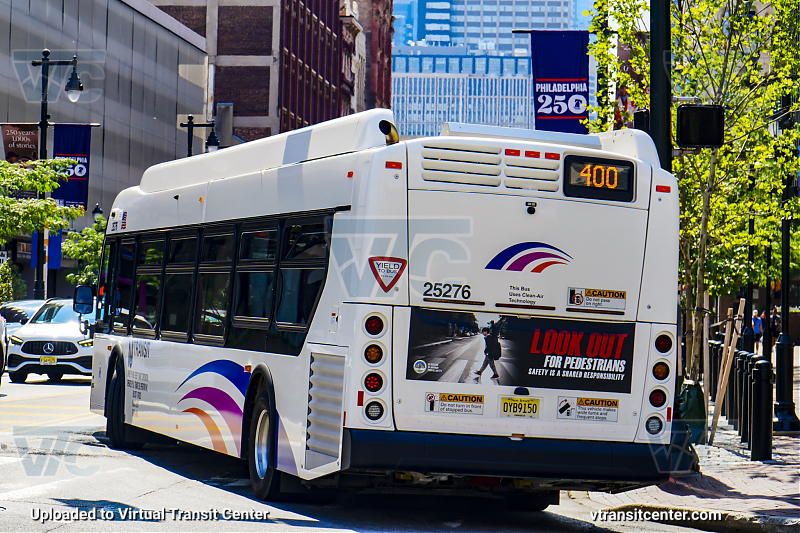 NJ Transit 25276 on Route 400
Rear view
Keywords: NJ Transit;New Flyer XD40