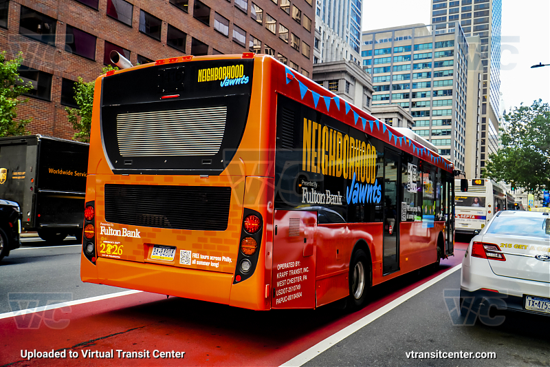 Krapf's Transit 1416 on PHLASH
Wrapped for the "Neighborhood Jawnts" service
Keywords: Krapf Transit