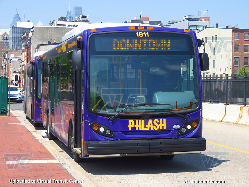 Krapf's Transit 1811 on PHLASH
This part of Penn's Landing closed in 2022, and has since been torn down in favor of the "Penn's Landing waterfront Park"
Keywords: PHLASH;New Flyer MD35
