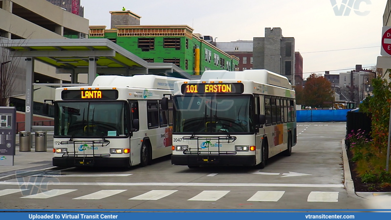 LANTA 1724 and 2047
1724 Not in Service
2047 101 Eastbound to Easton
Allentown Transportation Center (ATC)
Gillig Low Floor
November 24th, 2021
Keywords: LANTA;Gillig