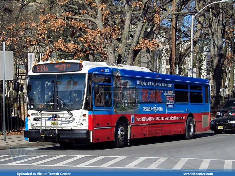 NJ Transit 5507 on route 609
609 to Quaker Bridge Mall
North American Bus Industries 416.15
Trenton Transit Center, Trenton, NJ
February 9th 2012
Keywords: NJT;NABI;416