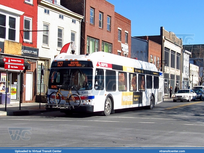 SEPTA 8385 on route 127
Route 127 to Oxford Valley Mall
February 9th 2012
