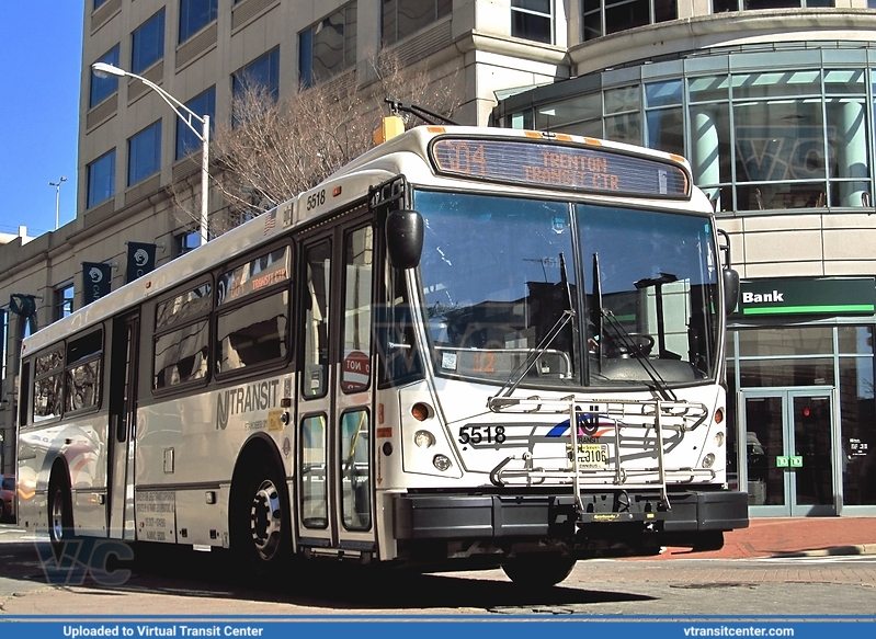 NJ Transit 5518 on route 604
604 to Trenton Transit Center
North American Bus Industries 416.15
Warren Street at State Street, Trenton, NJ
February 9th 2012
Keywords: NJT;NABI;416