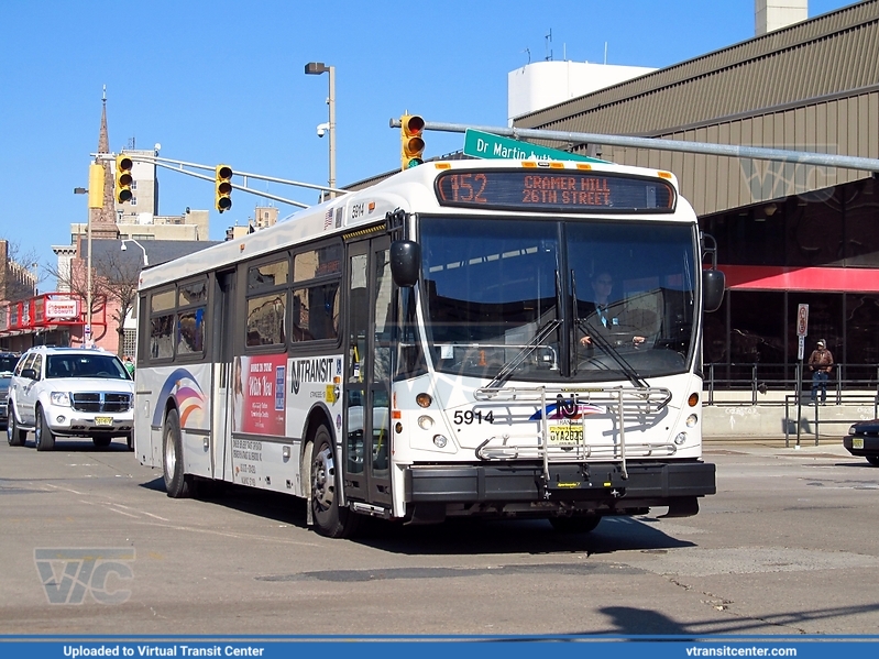 NJ Transit 5914 on route 452
452 to Cramer Hill, 26th Street
NABI 416.15
Walter Rand Transportation Center, Camden, NJ
February 9th, 2012
Keywords: NJT;NABI 416