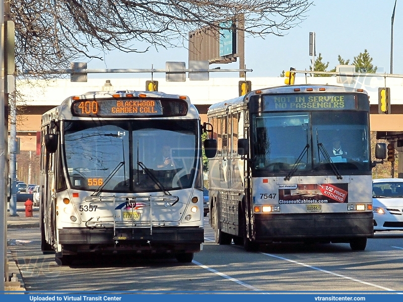 NJ Transit 5357 and 7457
North American Bus Industries 416.15 and MCI D4000
Photo taken in Philadelphia, PA
February 9th 2012
Keywords: NJT;NABI;416