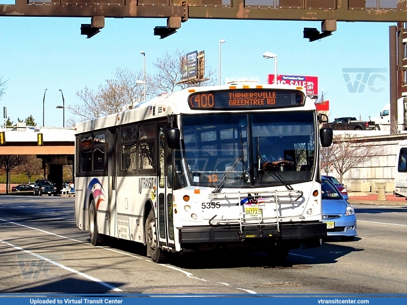 NJ Transit 5355 on route 400
Photo taken in Philadelphia, PA
February 9th 2012
Keywords: NJT;NABI;416;Suburban