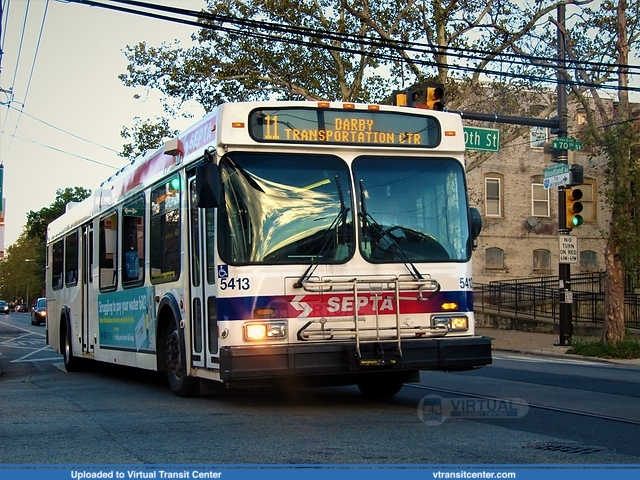 SEPTA 5413 on route 11
11 to Darby Transportation Center
New Flyer D40LF
70th Street and Woodland Avenue, Philadelphia, PA
October 24th, 2017
Keywords: SEPTA;New Flyer;D40LF