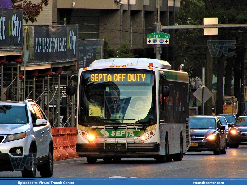 SEPTA 4605
Not In Service
New Flyer MD30
37th and Market Streets, Philadelphia, PA
October 24th, 2017
Keywords: New;Flyer;MD30;MiDi