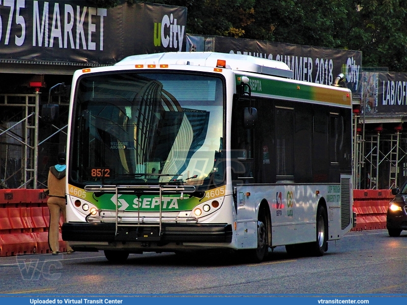 SEPTA 4605
Not In Service
New Flyer MD30
October 24th, 2017
Keywords: New;Flyer;MD30;MiDi