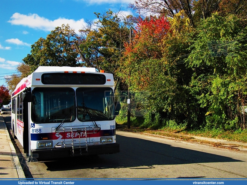 SEPTA 8188
Not In Service
New Flyer DE40LF
