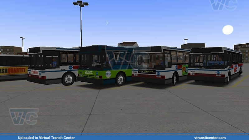 CCTA Buses at Southern Depot
