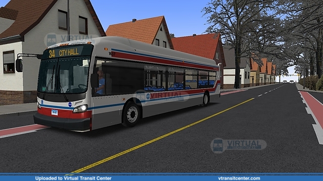 CCTA Route 34 New Flyer XDE40
