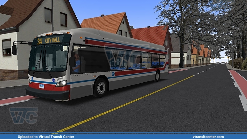 CCTA Route 34 New Flyer XDE40
