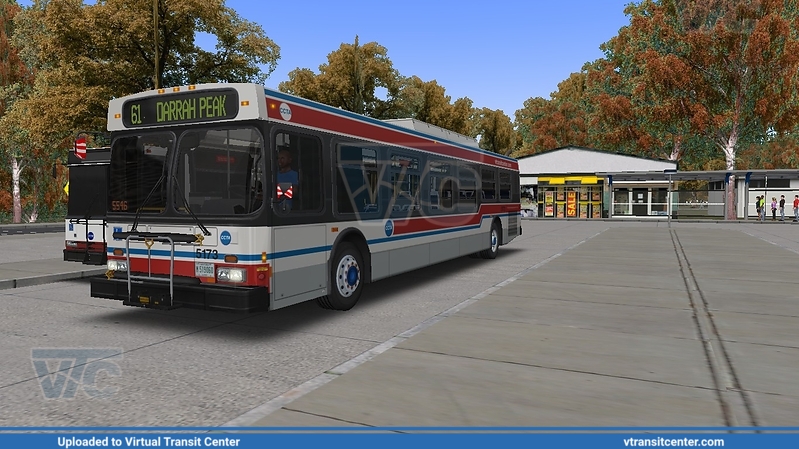 CCTA Route 61 New Flyer D40LF
